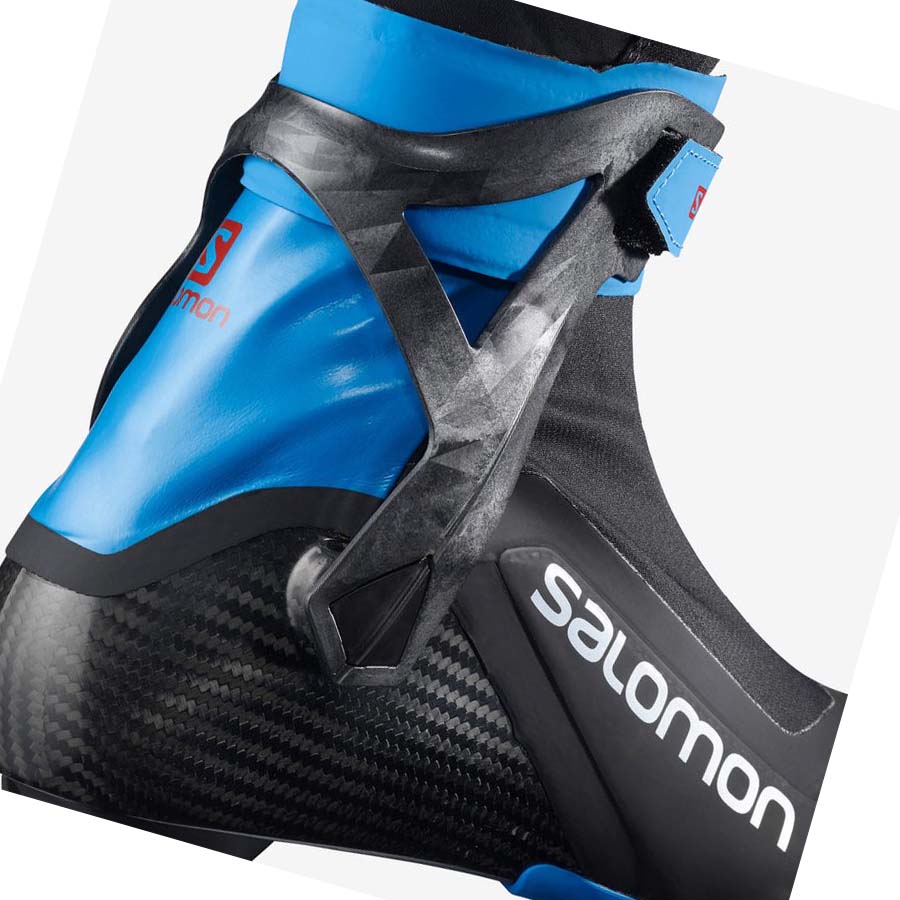 Salomon S/LAB CARBON SKATE PROLINK Síbakancs Férfi Fekete Kék | HU 2742AHK